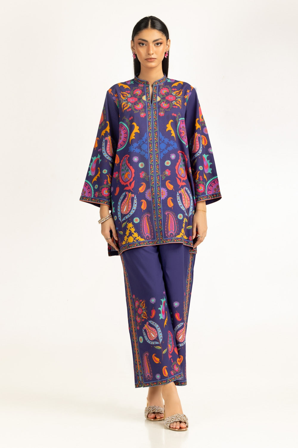 Cambric Printed Co-Ord Set IPST-44820