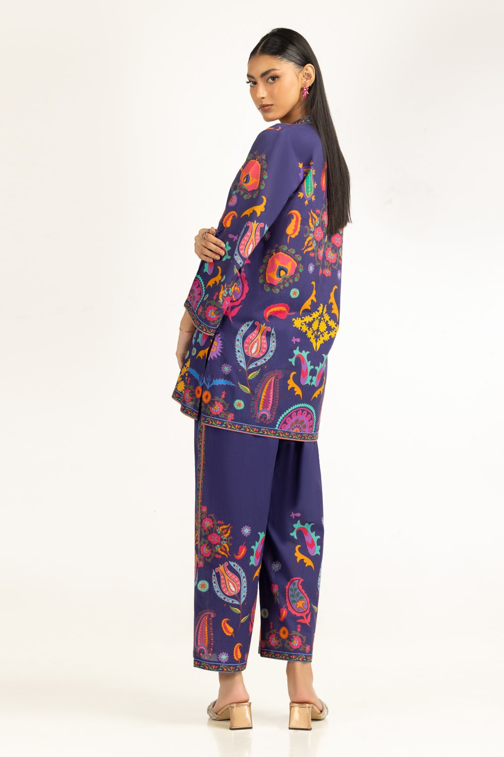 Cambric Printed Co-Ord Set IPST-44820