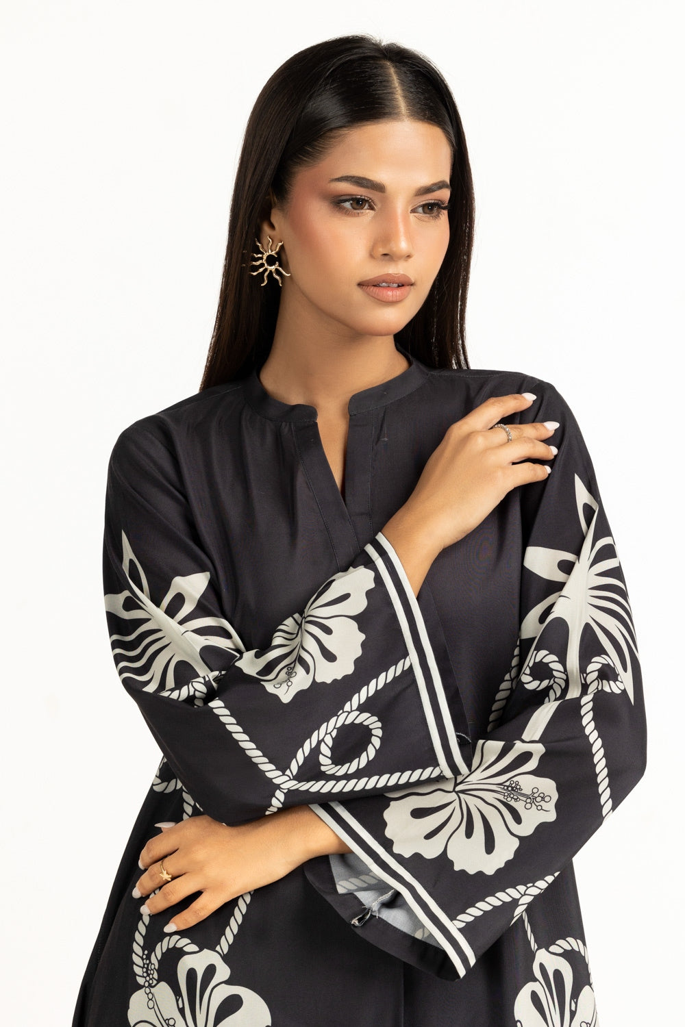 Cambric Printed Co-Ord Set IPST-44824