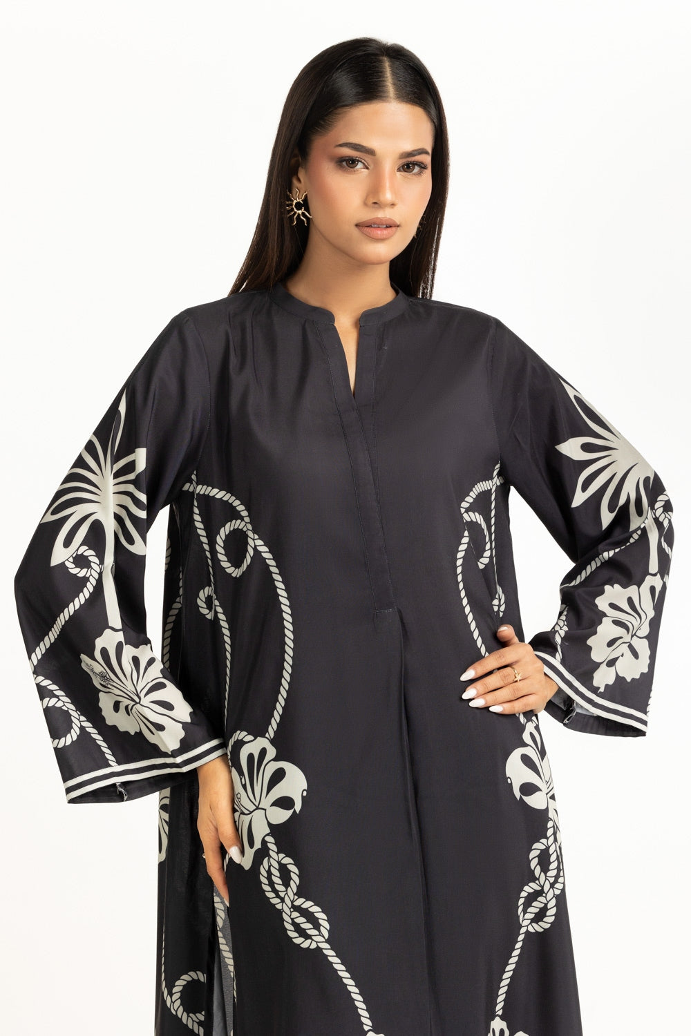 Cambric Printed Co-Ord Set IPST-44824