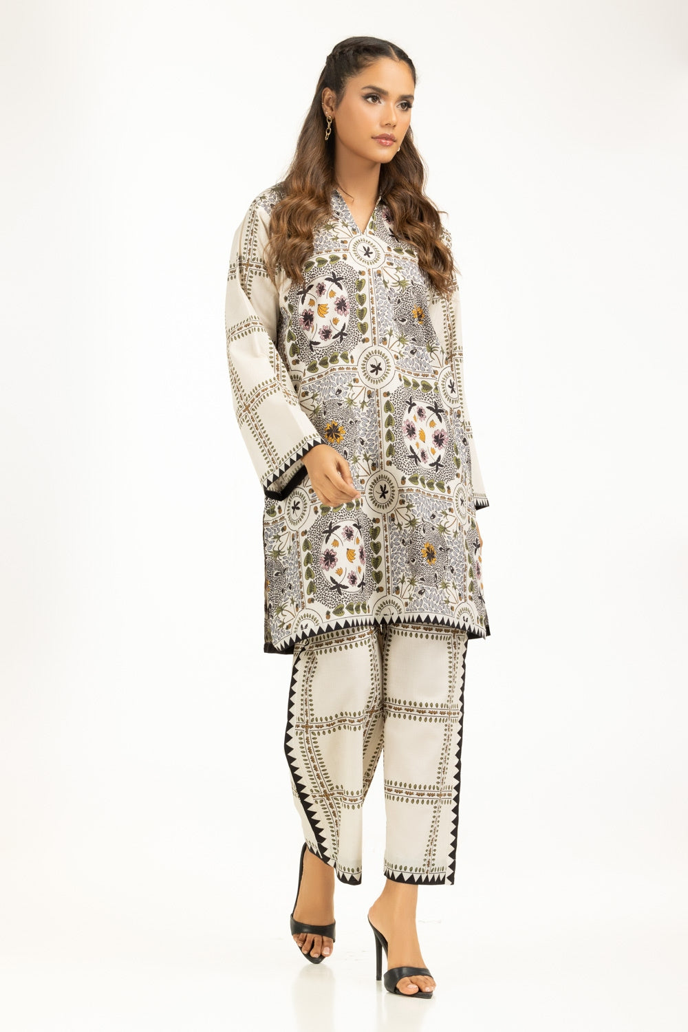 Cambric Printed Co-Ord Set IPST-44837