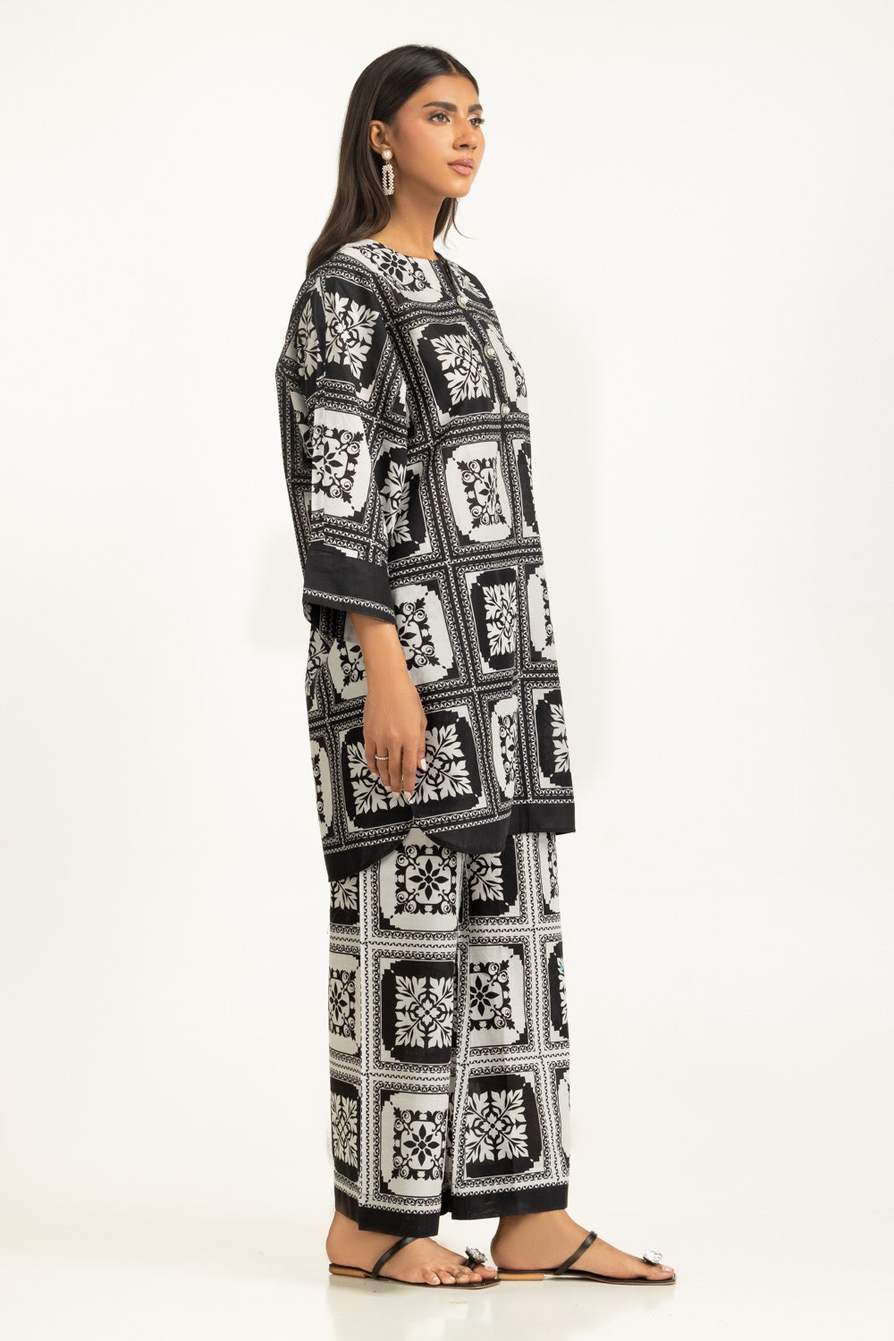 Cambric Printed Co-Ord Set IPST-44838