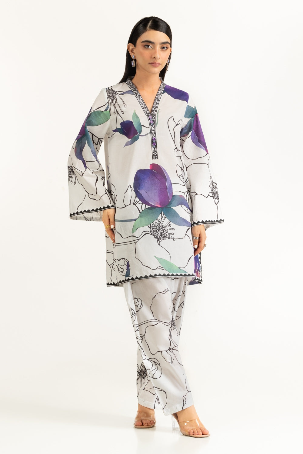 Cambric Printed Co-Ord Set IPST-44929