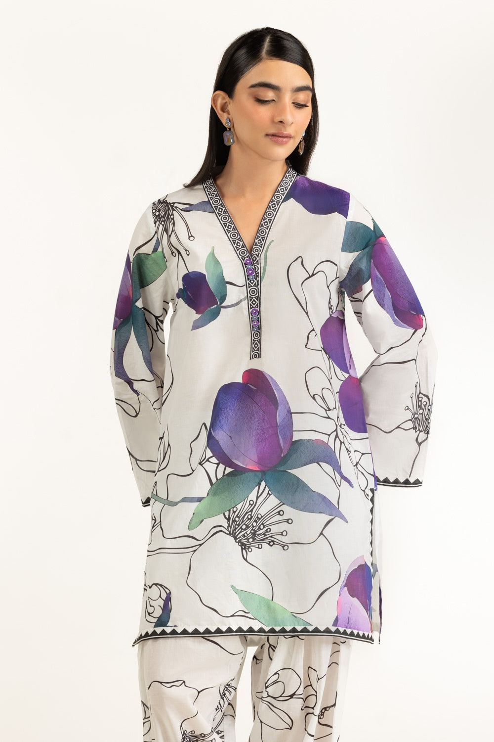 Cambric Printed Co-Ord Set IPST-44929