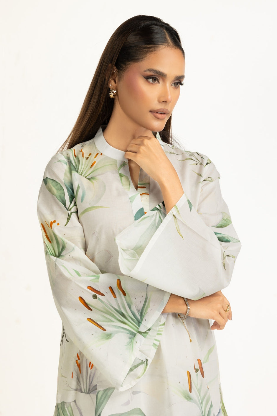 Cambric Printed Co-Ord Set IPST-44932