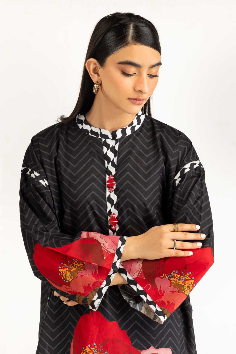 Cambric Printed Co-Ord Set IPST-44951