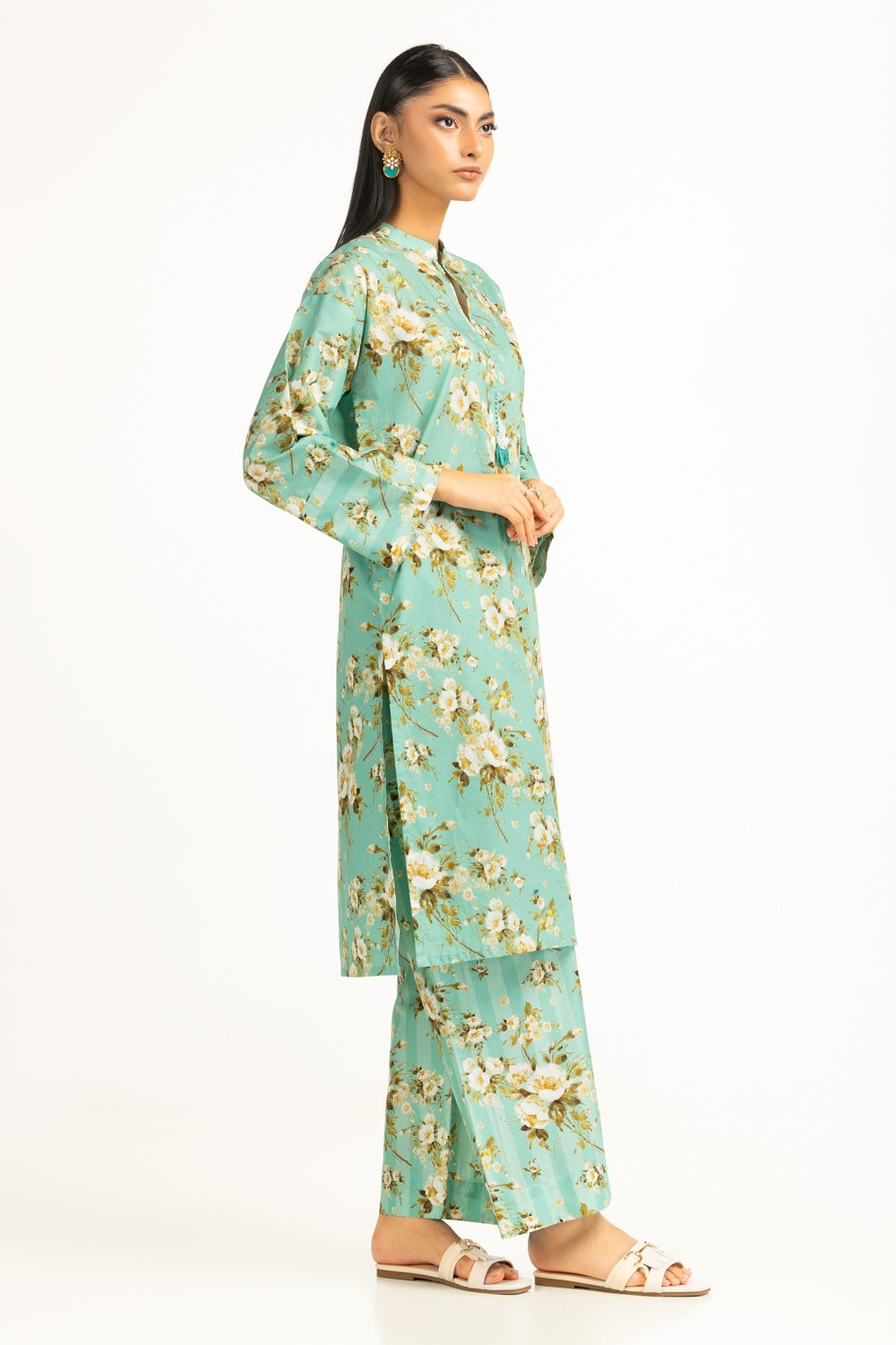 Cambric Printed Co-Ord Set IPST-44971