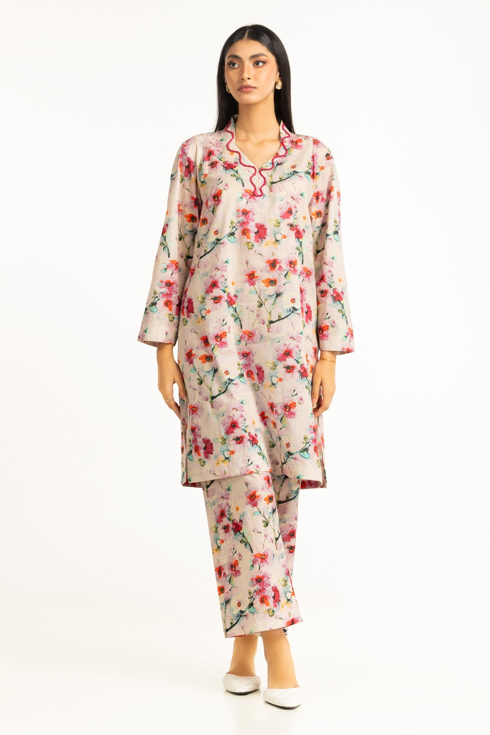 Cambric Printed Co-Ord Set