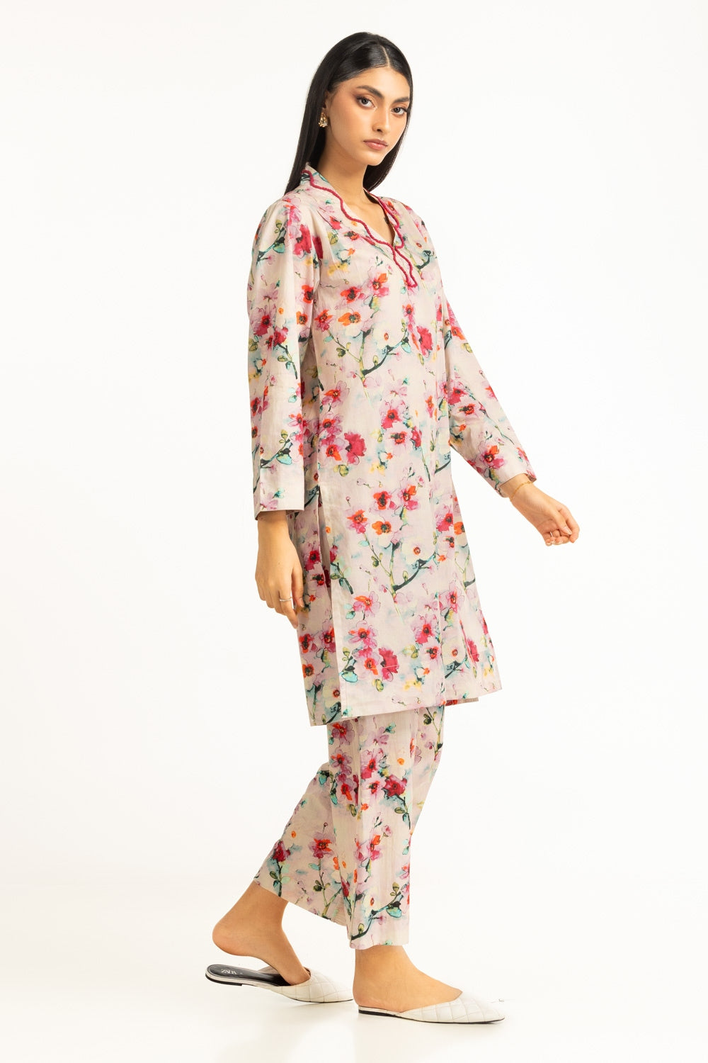 Cambric Printed Co-Ord Set IPST-44977
