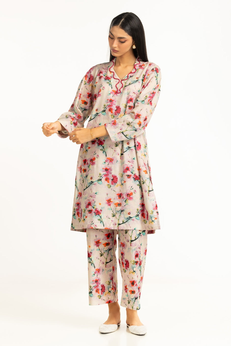 Cambric Printed Co-Ord Set