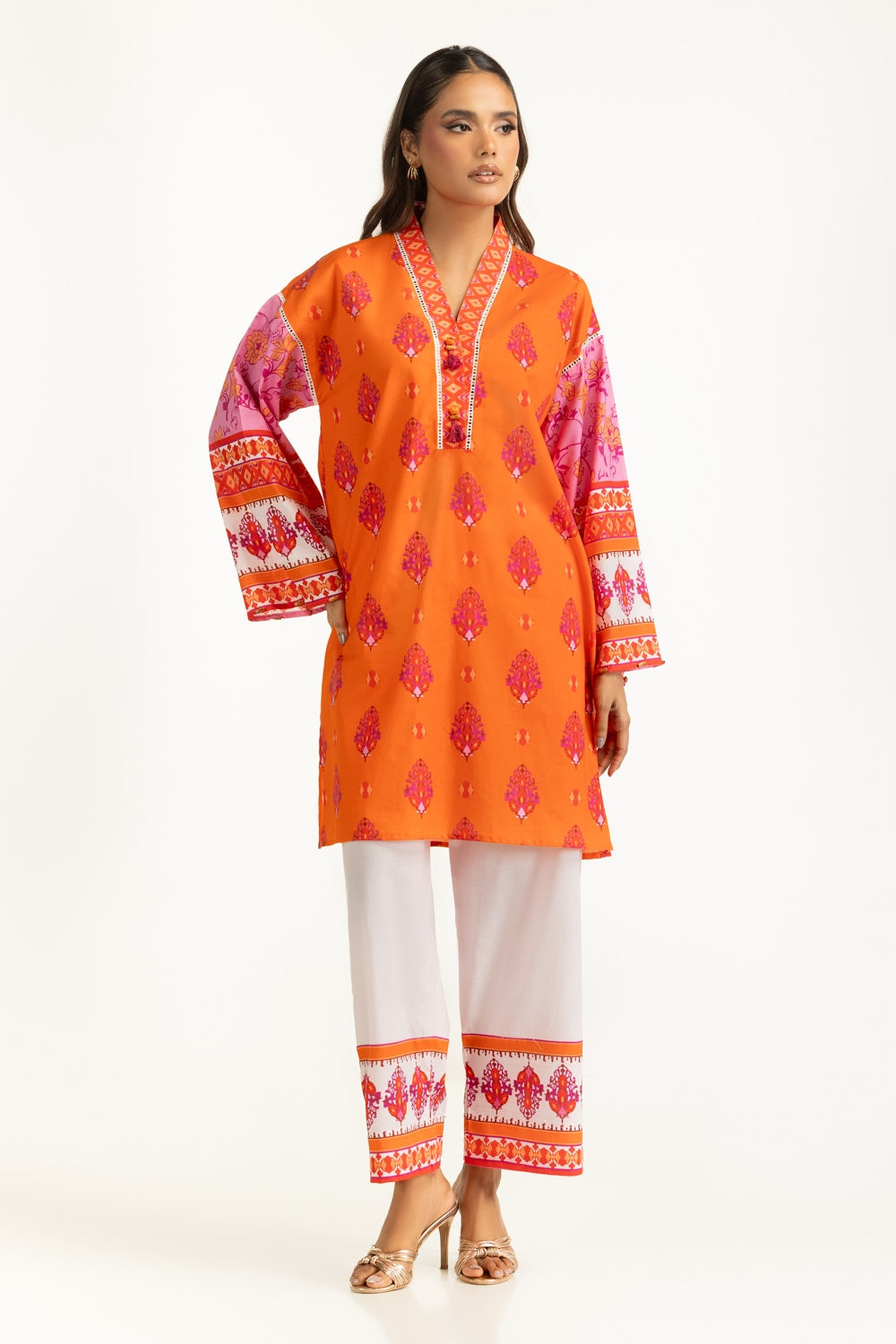 Cambric Printed Co-Ord Set IPST-44993
