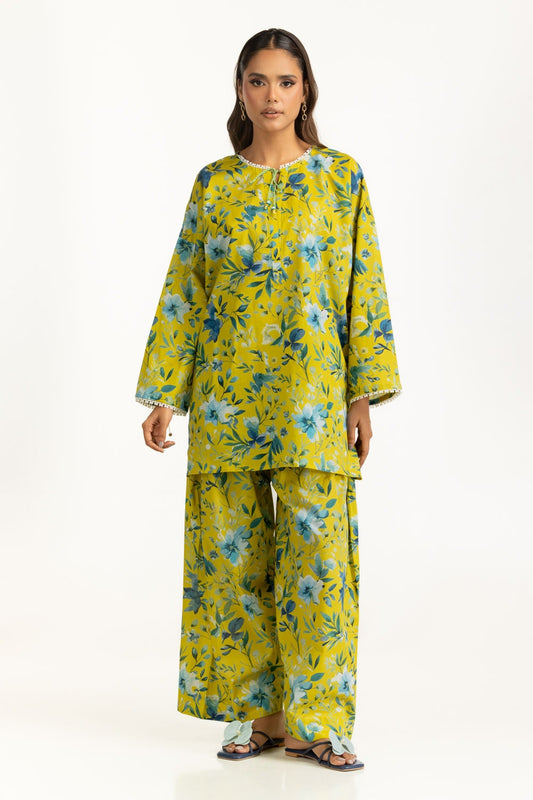 Cambric Printed Co-Ord Set IPST-44996