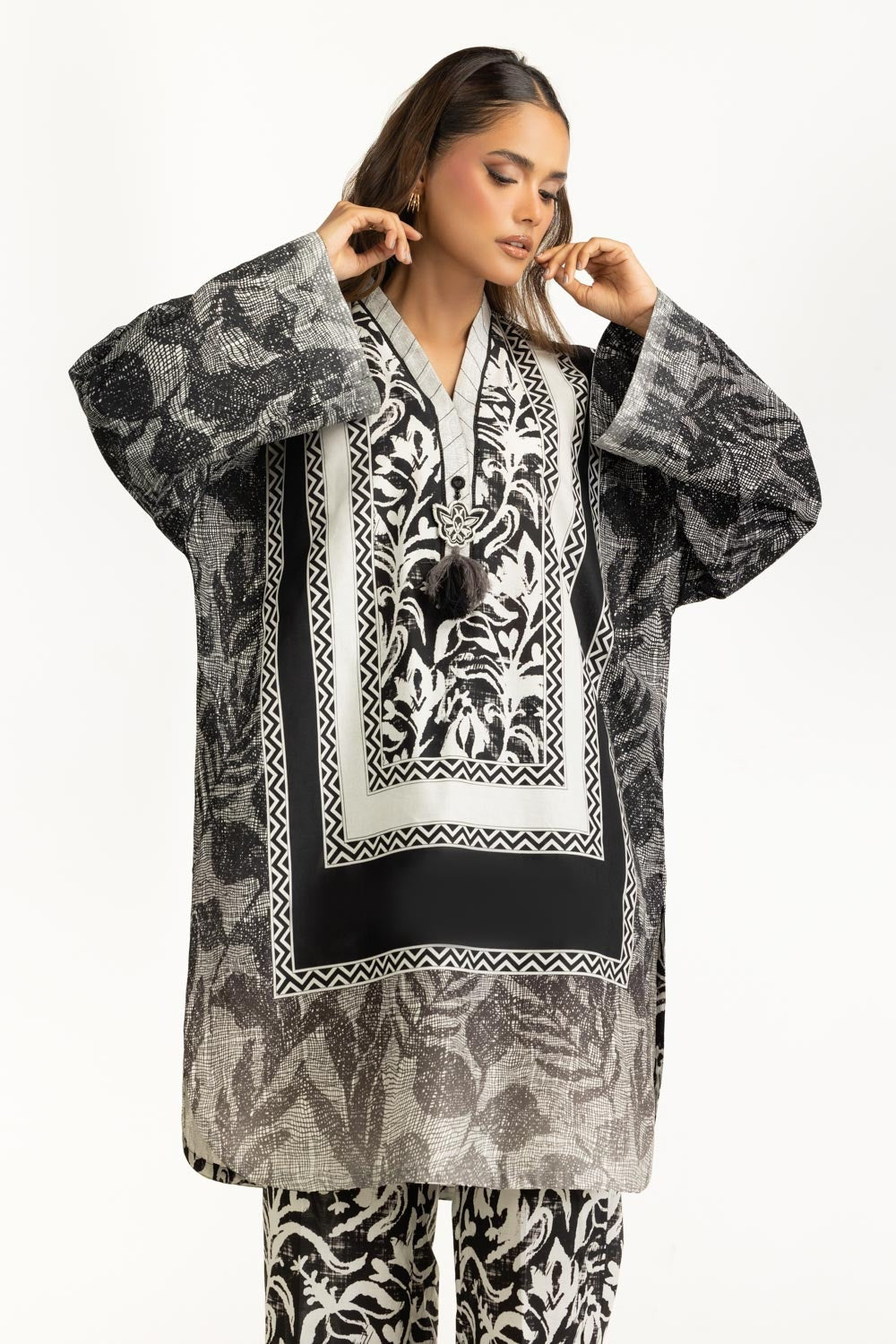 Cambric Printed Co-Ord Set IPST-44997