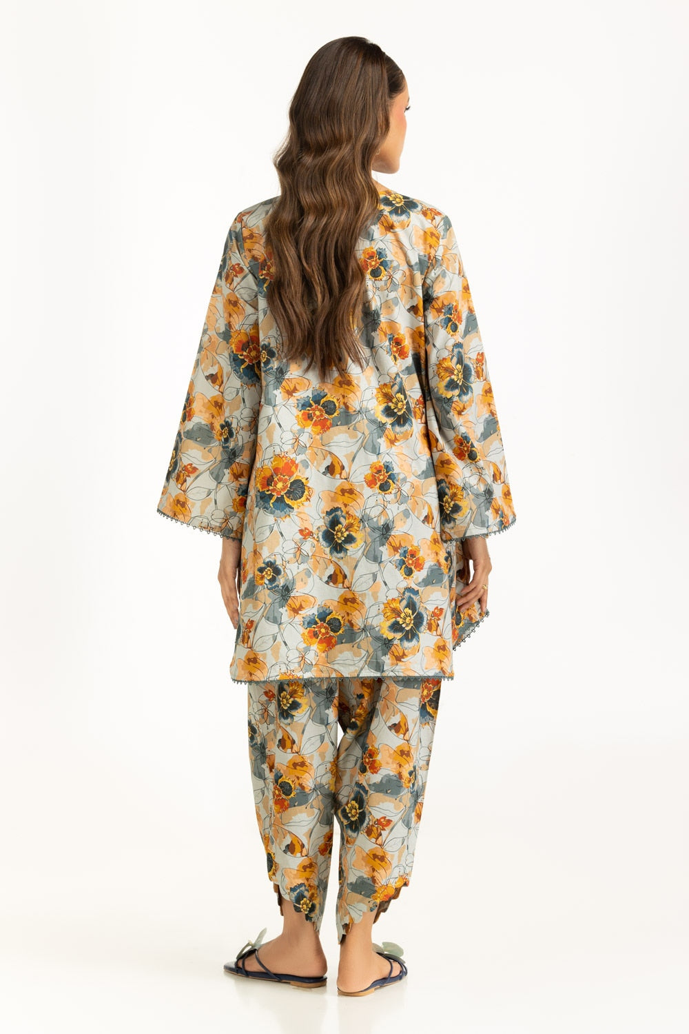 Cambric Printed Co-Ord Set IPST-55002