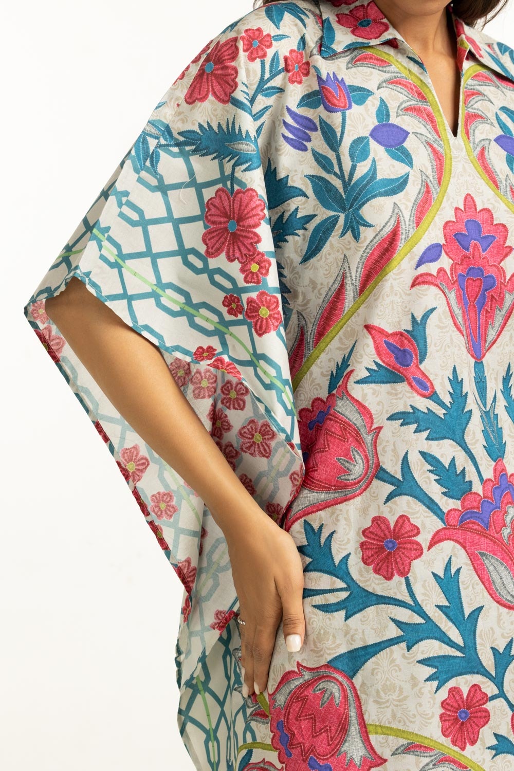 Cambric Printed Co-Ord Set IPST-55003