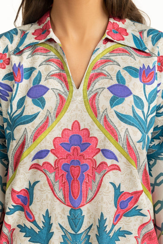 Cambric Printed Co-Ord Set IPST-55003