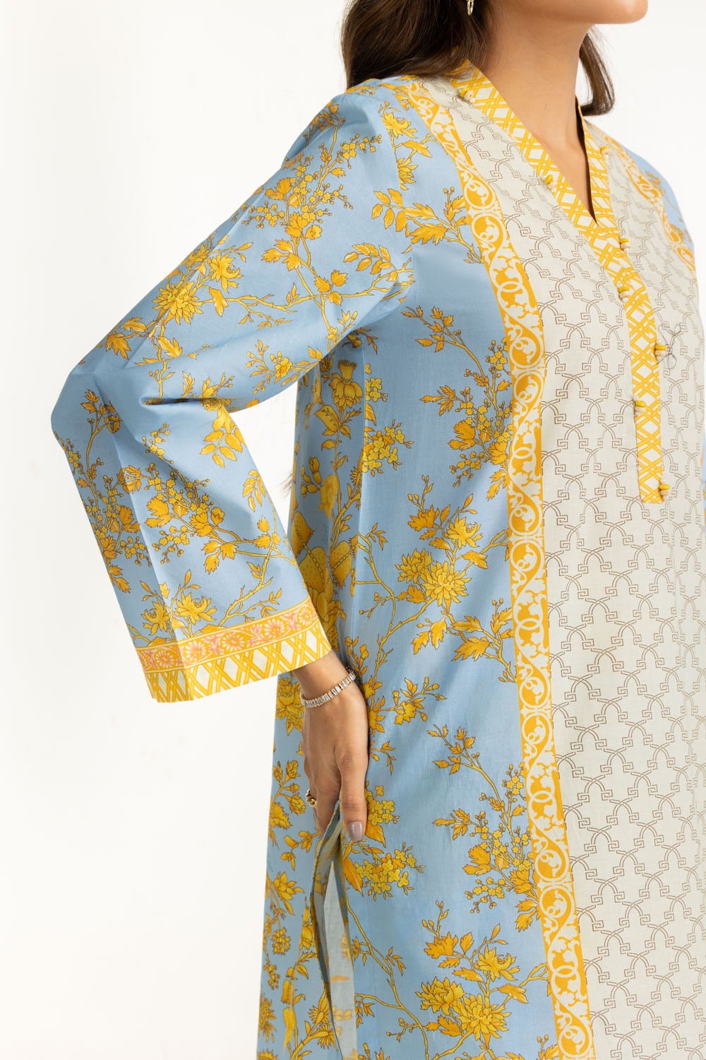 Cambric Printed Co-Ord Set IPST-55004