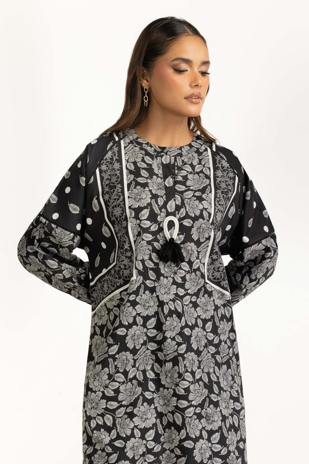 Cambric Printed Co-Ord Set IPST-55083