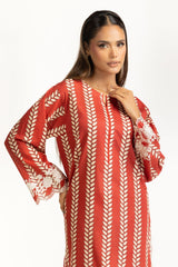 Cambric Printed Co-Ord Set With Embroidered IPST-44826