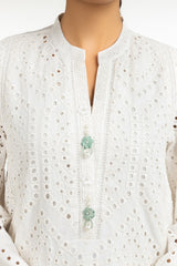 Cambric Schiffli Embroidered Shirt And Dupatta IPSD-44424