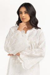 Cambric Schiffli Embroidered Shirt And Dupatta IPSD-44486