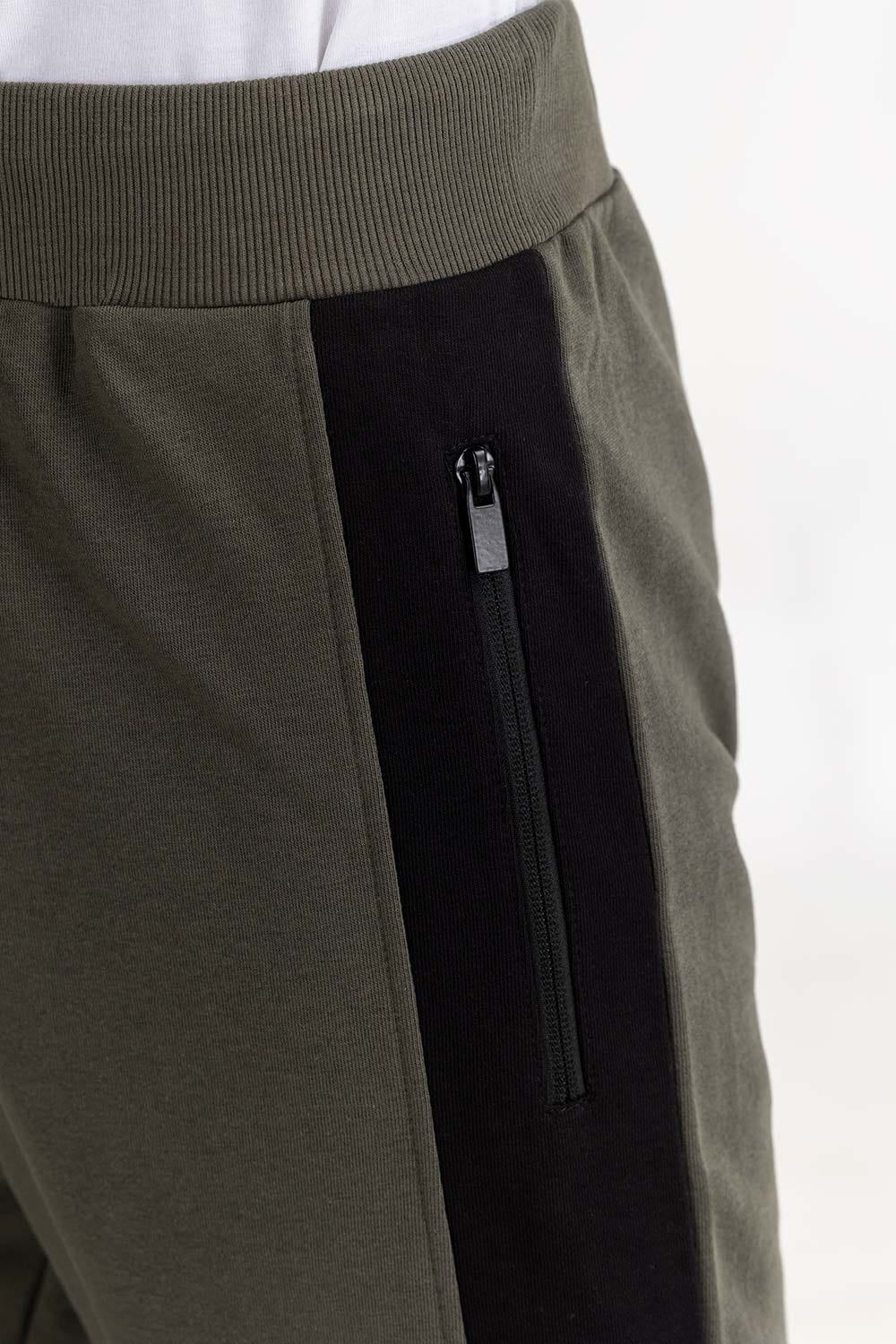 Camo Green Basic Knitted Jog Pant