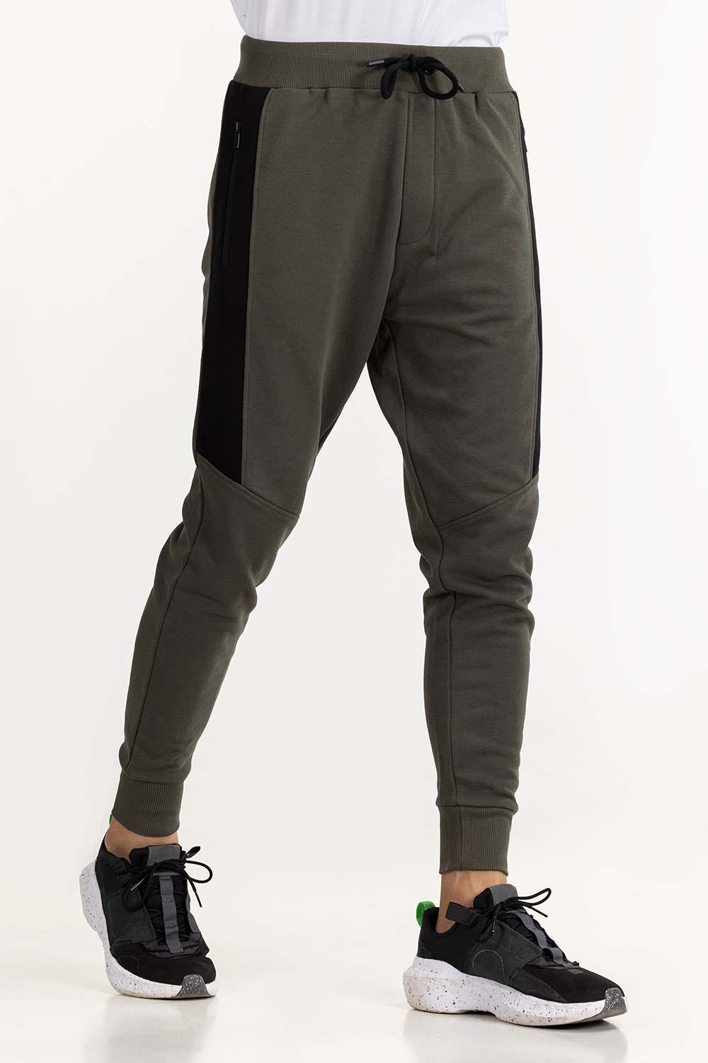 Camo Green Basic Knitted Jog Pant