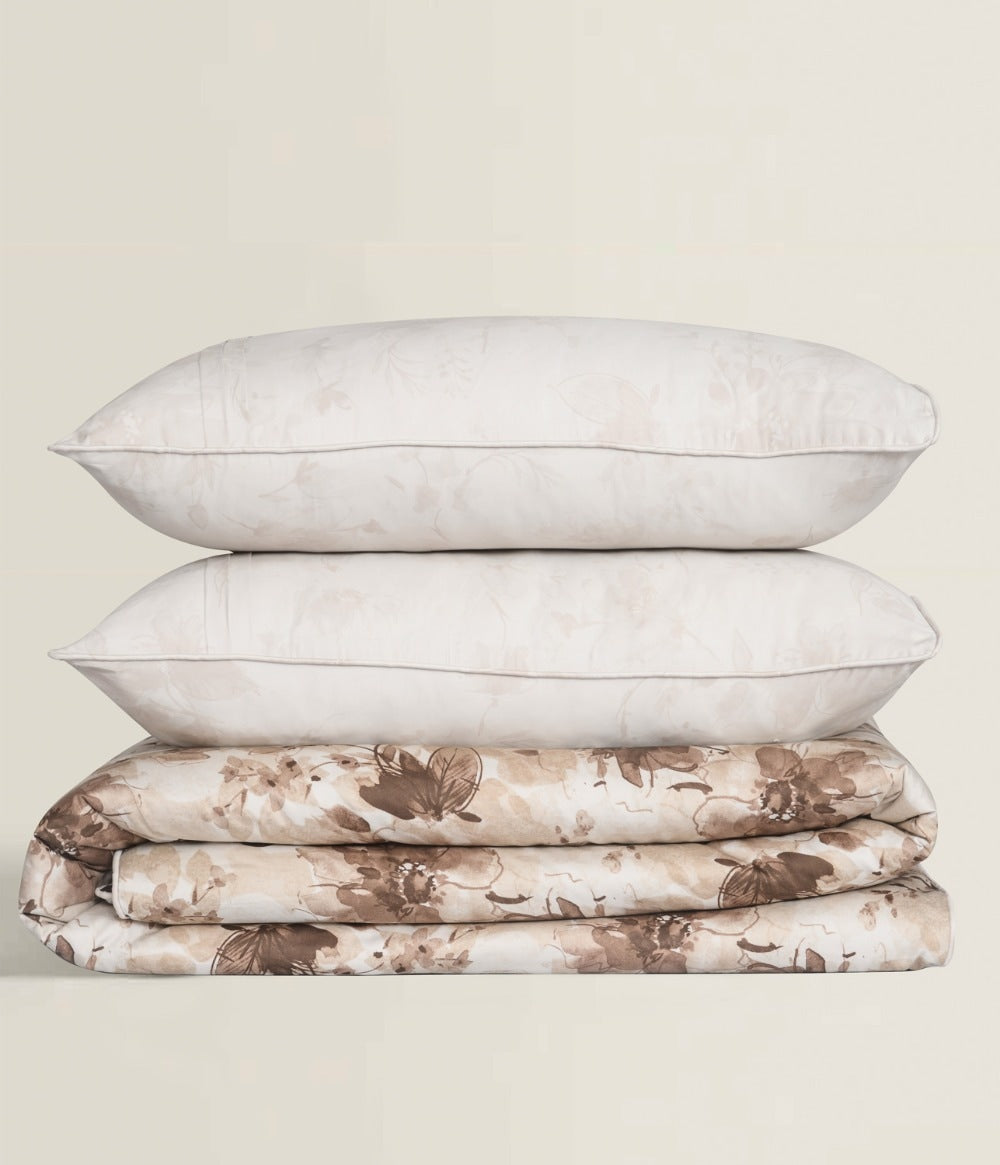 Cassia Flora T-300 Quilt Cover Set