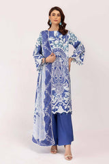 3 Piece Unstitched Corduroy Suit with Cotton Net Dupatta CD-42002