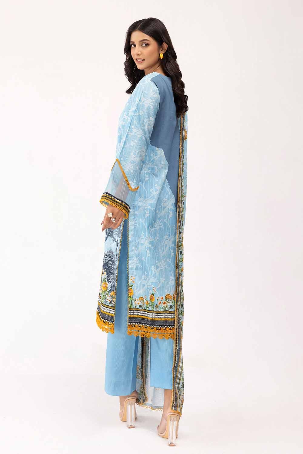 3 Piece Unstitched Corduroy Suit with Cotton Net Dupatta CD-42004