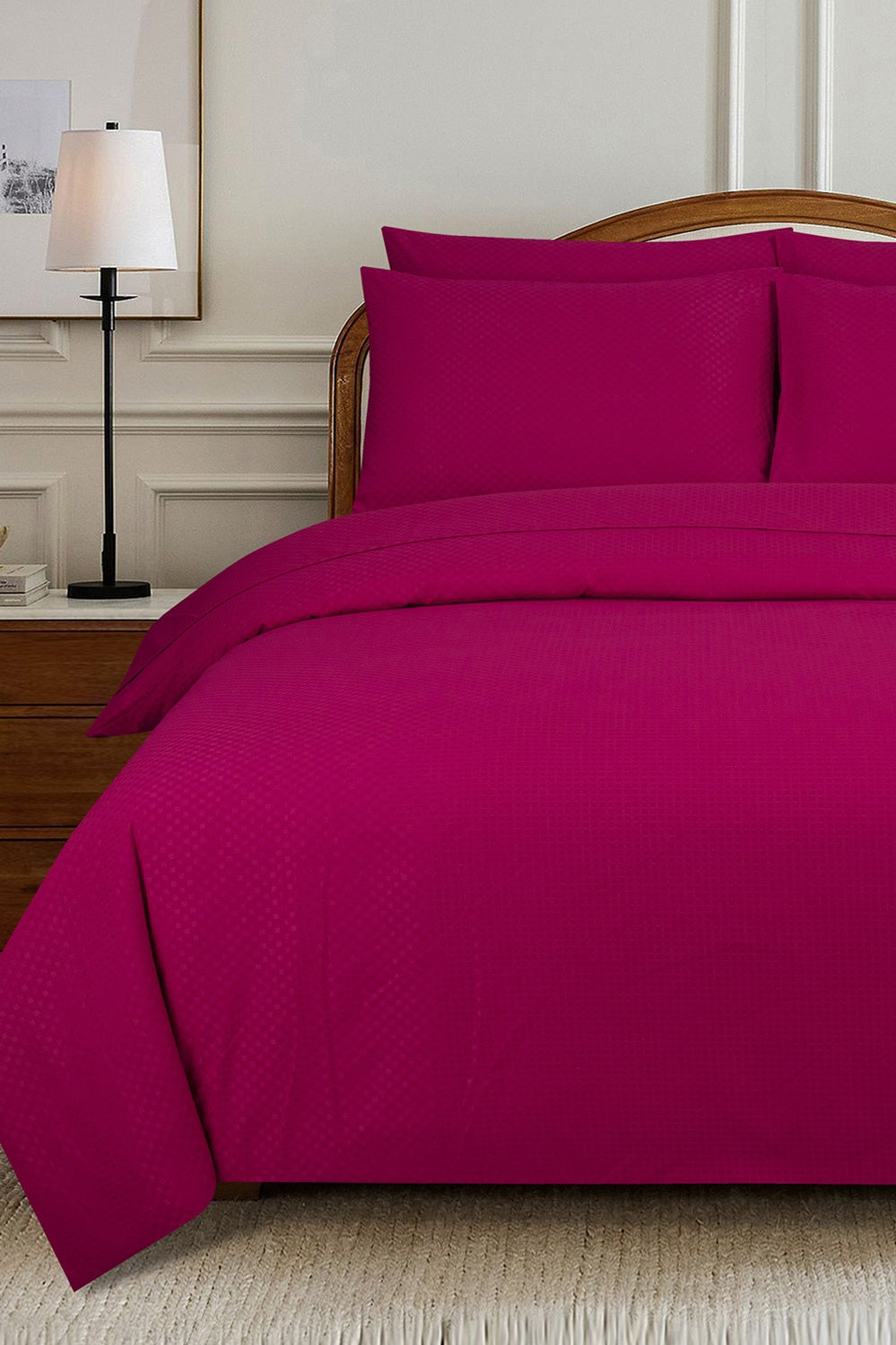 MFDD-Cerise Dyed Quilt Cover Set