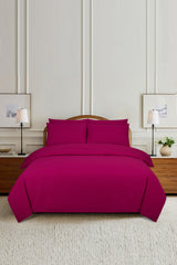 MFDD-Cerise Dyed Quilt Cover Set