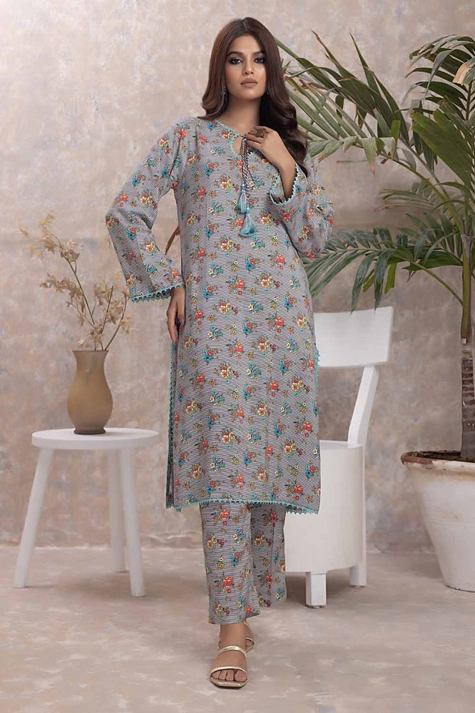 2 Piece Linen Unstitched Suit