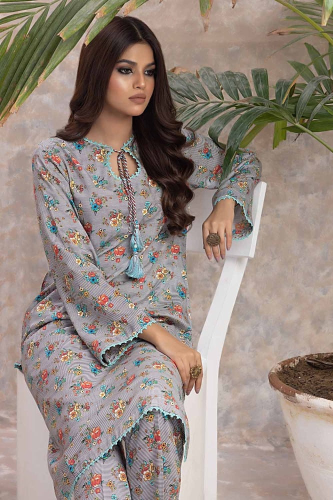 2 Piece Linen Unstitched Suit