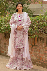 1 Piece Lawn Unstitched Printed Fabric SL-32038
