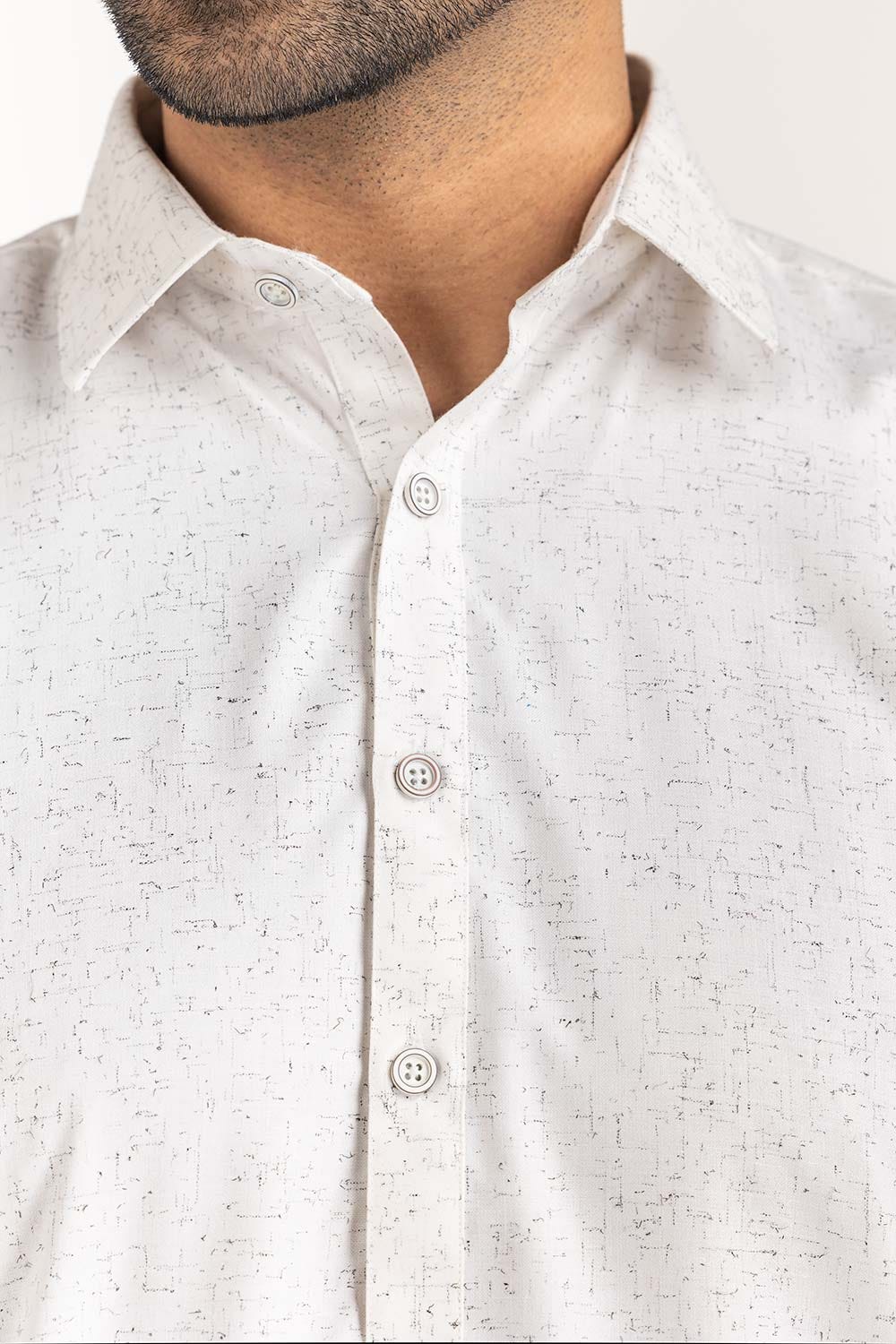 Chalk White Basic Suit