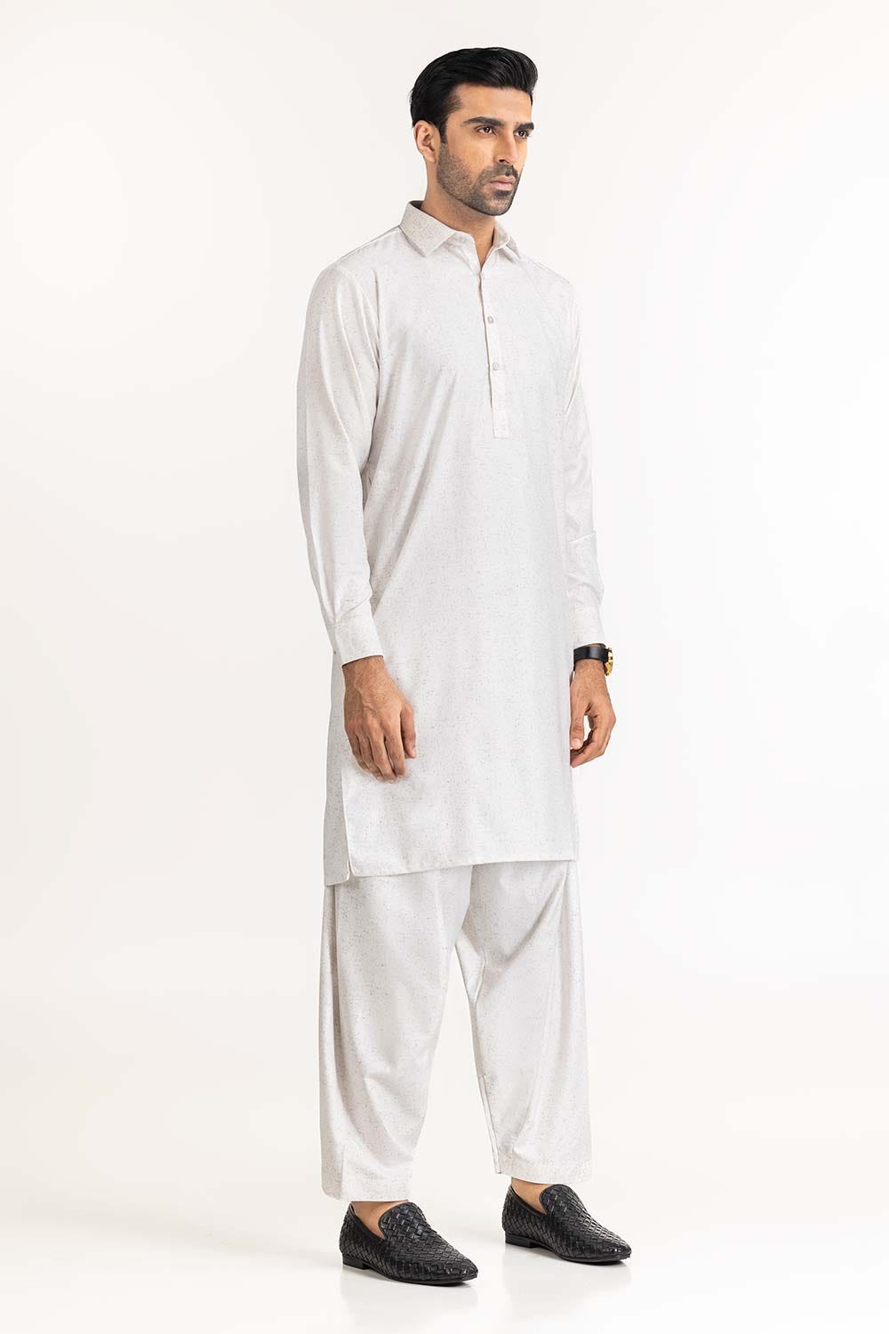 Chalk White Basic Suit