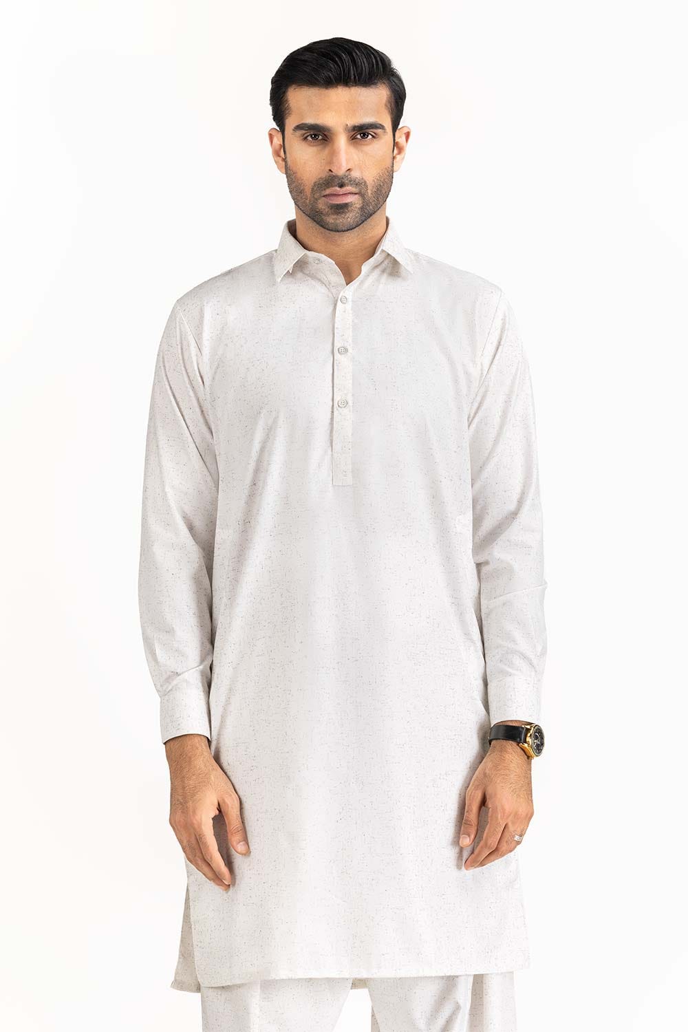 Chalk White Basic Suit