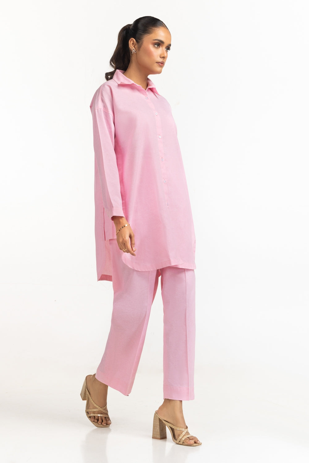 Chambray Dyed Co-Ord Set IPST-44553