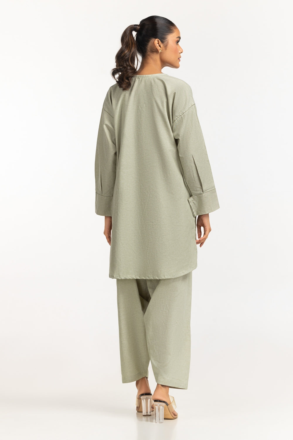 Chambray Dyed Co-Ord Set IPST-44555