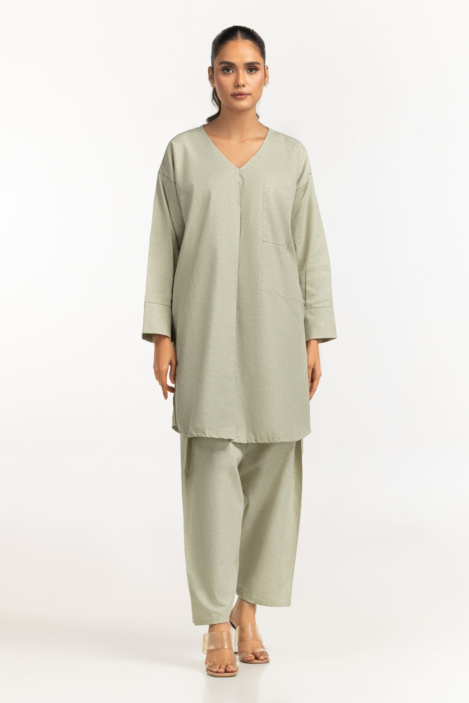 Chambray Dyed Co-Ord Set