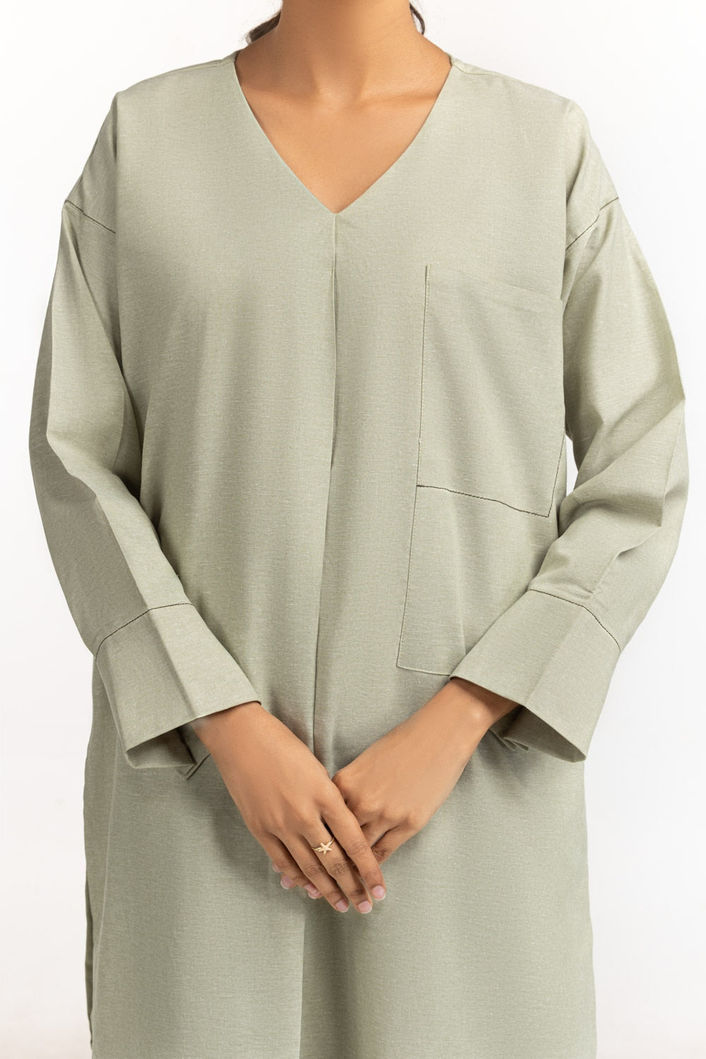 Chambray Dyed Co-Ord Set IPST-44555