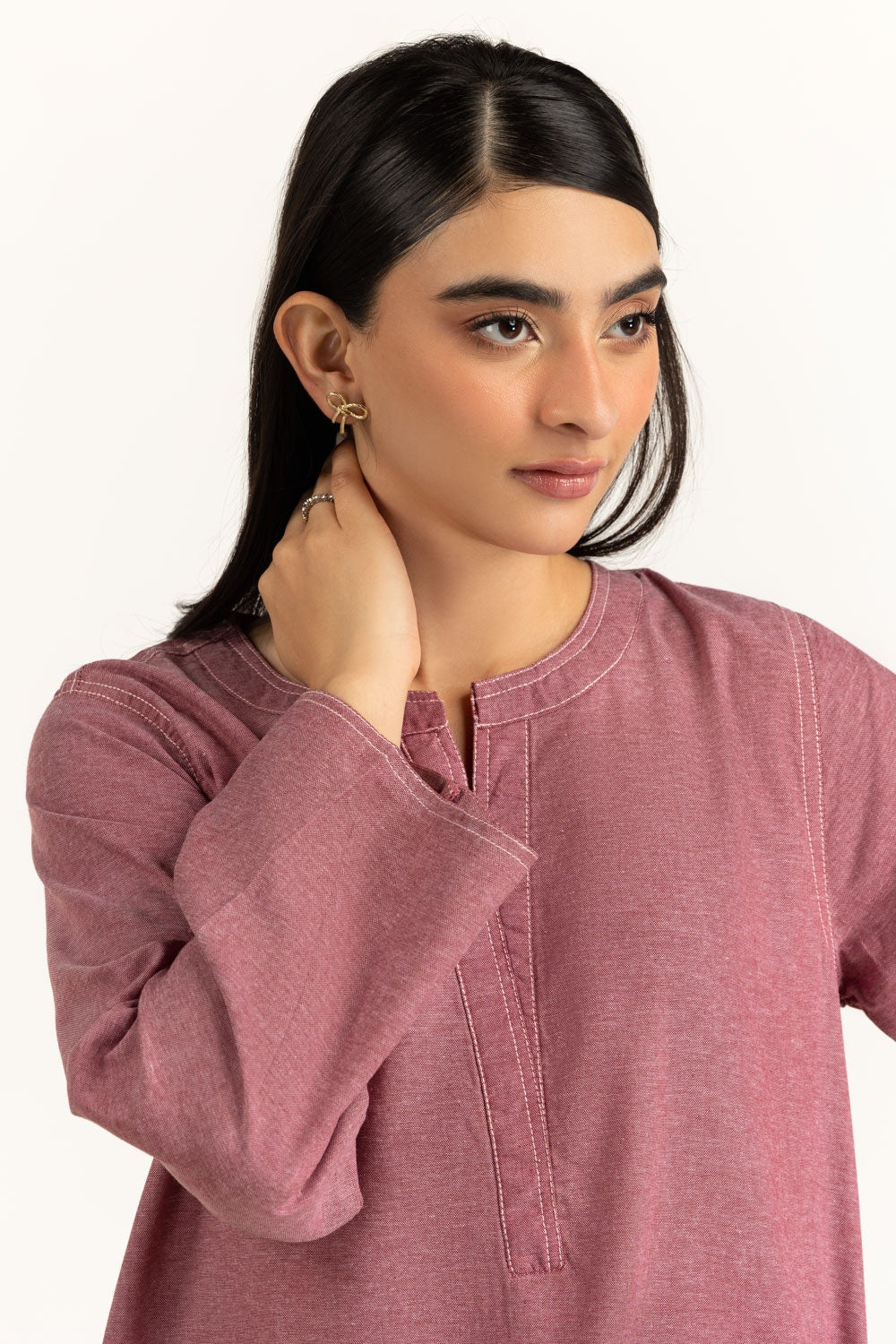 Chambray Dyed Co-Ord Set IPST-44556