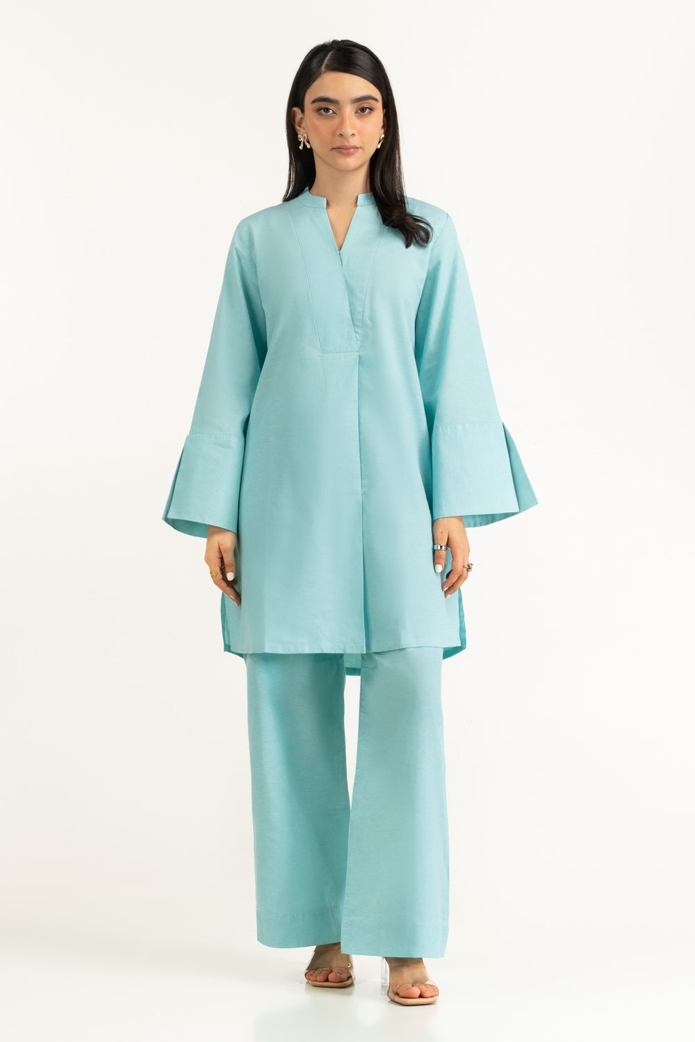Chambray Dyed Co-Ord Set IPST-44558-A