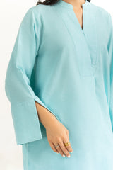 Chambray Dyed Co-Ord Set IPST-44558-A