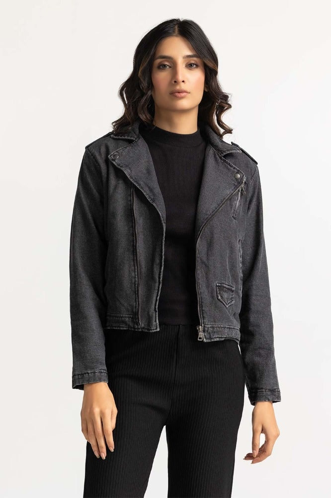 Charcoal Basic Jacket WS-JKT-WS23-103