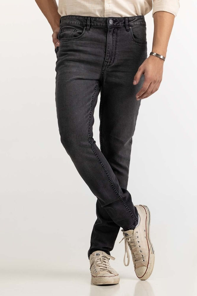 Charcoal Basic Jeans MN-JNS-WS23-007
