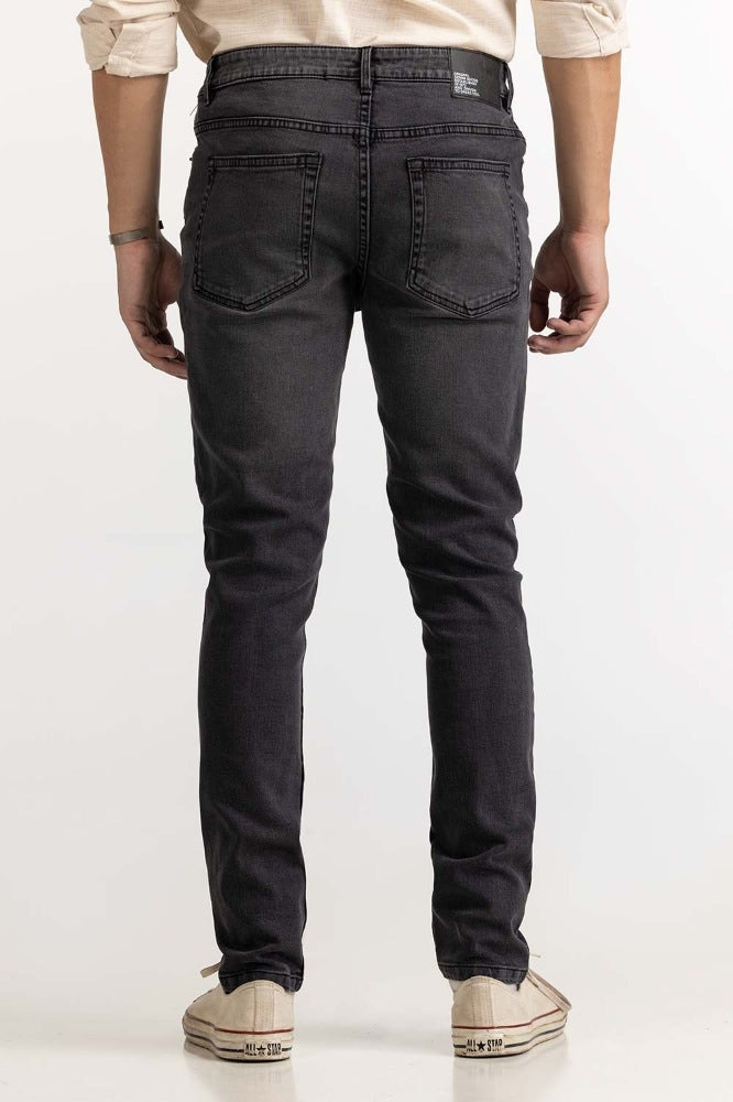 Charcoal Basic Jeans MN-JNS-WS23-007