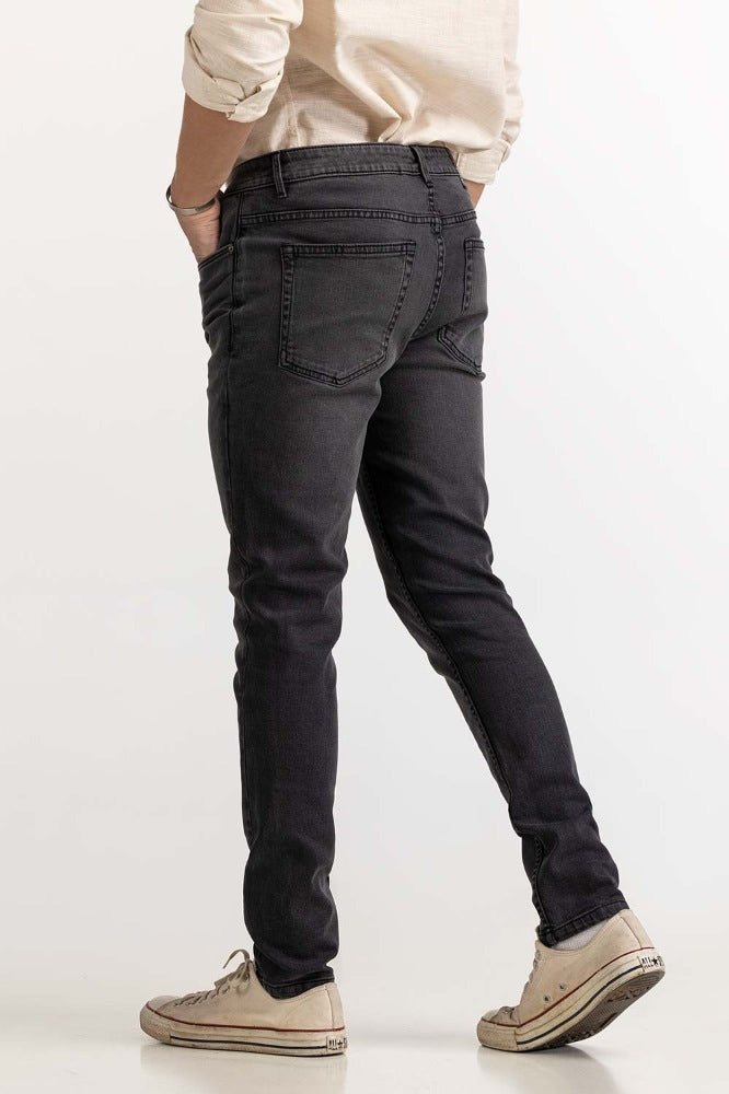 Charcoal Basic Jeans MN-JNS-WS23-007