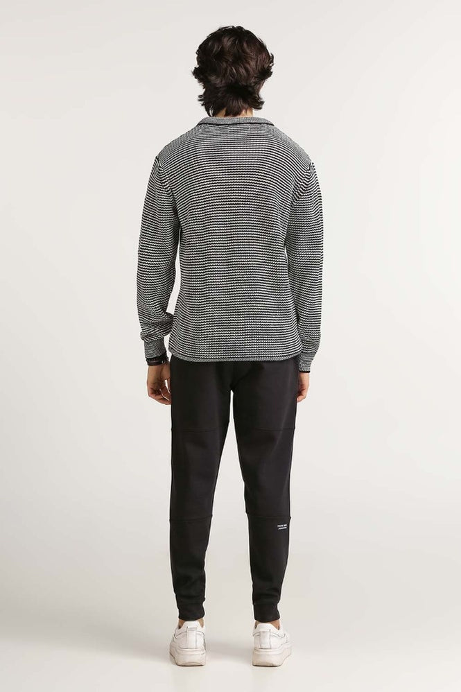 Charcoal Basic Sweater MN-SWT-WS23-144